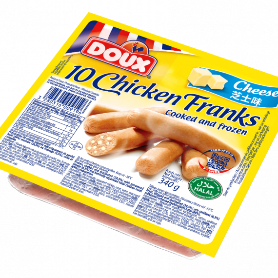 法國 Doux 高級雞肉腸 ( 芝士味 ) ( 340克 )